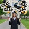 Graduation Party Balloons – 4PCS Class of 2026 Graduation Diploma Foil Balloons for Graduation Party Decorations